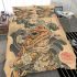 Anthropomorphic frog smoking bedding set