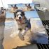 Beach bliss canine capers bedding set
