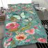 Beautiful butterflies and flowers pattern bedding set