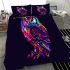 Beautiful colorful owl bedding set