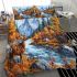 Beautiful painting of an deer in the mountains bedding set