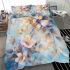 Beautiful watercolor painting of butterflies and flowers bedding set