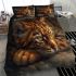 Bengal cat as a mythological creature bedding set