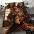 Bengal cat as a samurai or ninja 33 bedding set