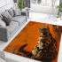 Bengal cat as a symbol of strength and grace area rugs carpet