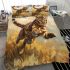 Bengal cat in action bedding set