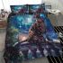 Bengal cat in celestial realms bedding set