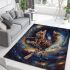 Bengal cat in celestial realms area rugs carpet