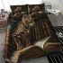 Bengal cat in literary inspired scenes bedding set