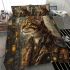 Bengal cat in steampunk settings bedding set