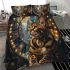 Bengal cat in time traveling escapades bedding set