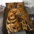 Bengal cat patterns and textures bedding set