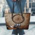 Breadfirst drink coffee and dream catcher leather tote bag