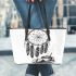 Breadfirst drink coffee and dream catcher leather tote bag