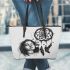 Breadfirst drink coffee and dream catcher leather tote bag