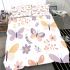 Butterflies and flowers pattern bedding set