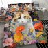 Cat among the blooms bedding set