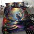 Cat in the magical world bedding set