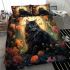Cat in the time garden bedding set