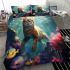 Cat in the underwater serenity bedding set