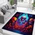 Circle of skulls area rugs carpet