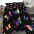 Colorful butterflies in a simple and cute bedding set