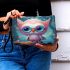 Curious Owl with Bubbles Makeup Bag
