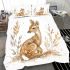 Cute baby deer bedding set