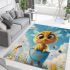 Cute cartoon baby bee area rugs carpet