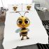 Cute cartoon bee bedding set