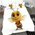 Cute cartoon bee bedding set