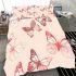 Cute cartoon butterflies bedding set