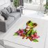 Cute cartoon frog area rugs carpet