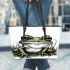 Cute cartoon frog simple leaather tote bag