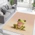 Cute cartoon frog simple design area rugs carpet