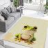 Cute cartoon frog simple design area rugs carpet