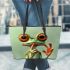 Cute cartoon frog with big eyes and long legs