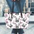 Cute cartoon panda pattern leather Chic Stylish Tote Bag & Women Totes: Perfect Gift for Girlfriend | Crossbody, Purse, Handbag