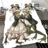 Cute couple of frogs dancing bedding set