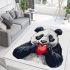 Cute panda making a heart with hands area rugs carpet