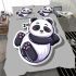 Cute panda sleeping bedding set