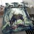 Deer with huge antlers bedding set