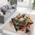Dimensional geometric art add a three dimensional touch area rugs carpet