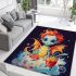 Dragon's tea time in the sky area rugs carpet