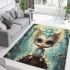 Enchanted forest creature area rugs carpet