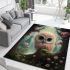 Enchanted forest owl area rugs carpet