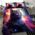 Galactic cat's reverie bedding set