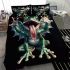 Happy frog with four arms bedding set