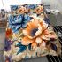 Harmonious floral arrangement bedding set