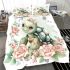 Kawaii cute baby turtle with roses and pearls bedding set
